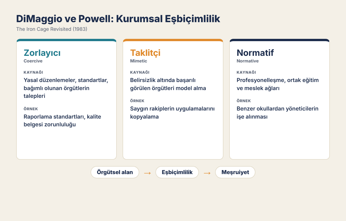DiMaggio ve Powell: Kurumsal Eşbiçimlilik